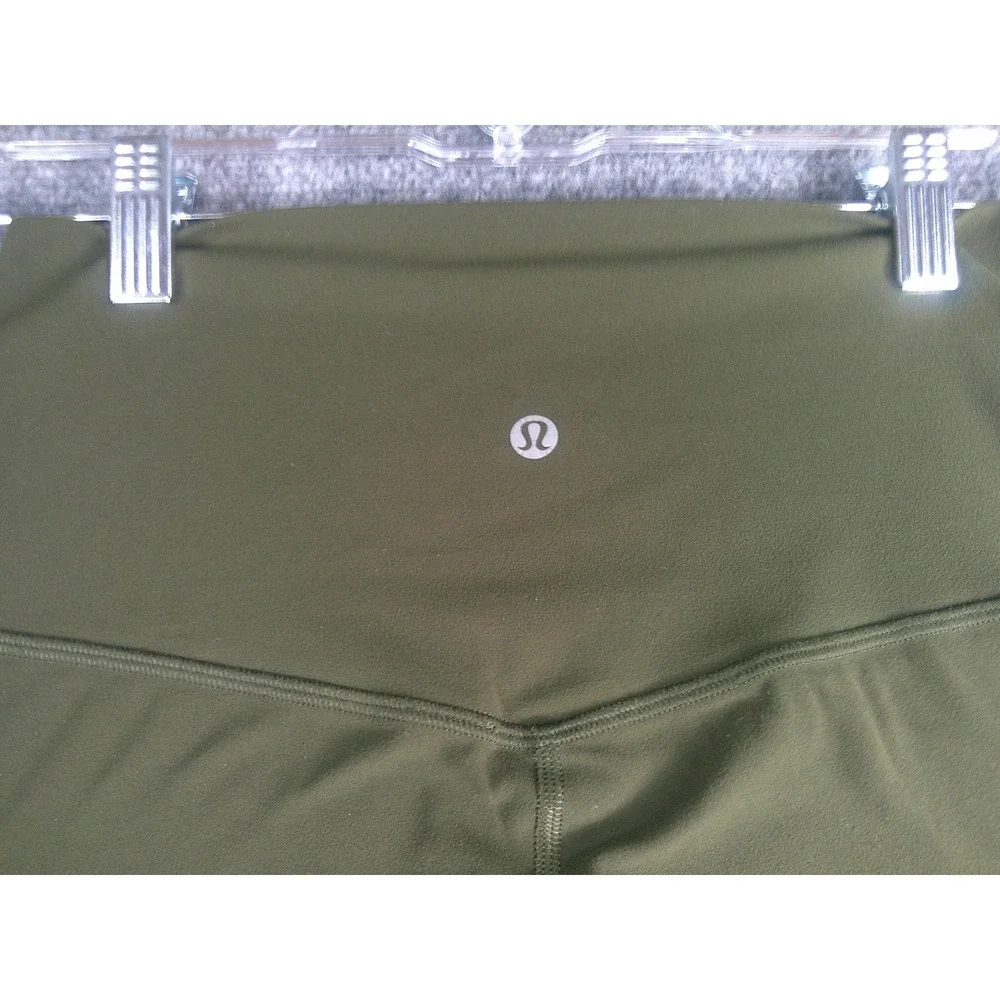 Lululemon Align High-Rise Pant 25 Olive Green Yoga Leggings Nulu Women's Size 4